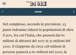 Scopri di più sull'articolo Ridurre la popolazione entro il 2030